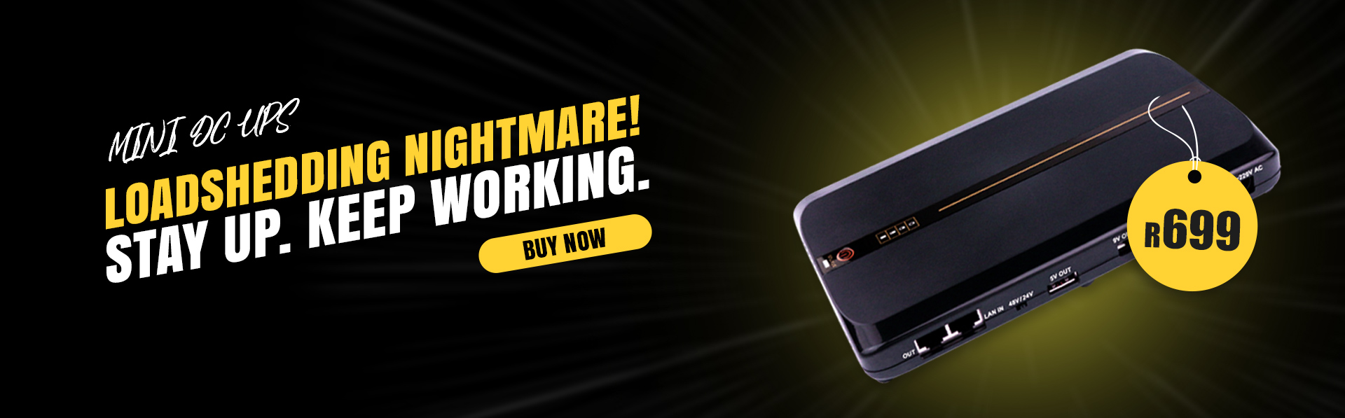1 Pack Mini DC UPS